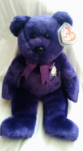 Ty Beanie Buddies Princess Diana Bear With Rare Canadian Tags 2 Tush Tags - $45.00