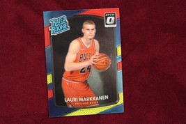 2017 Panini Optic Lauri Markkanen Rated Rookie Red and Yellow #159 Chica... - $9.89