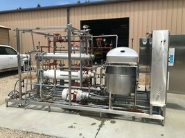 HTST Flash Pasteurization Skid also called &quot; high-temperature short-time &quot; - $19,500.00