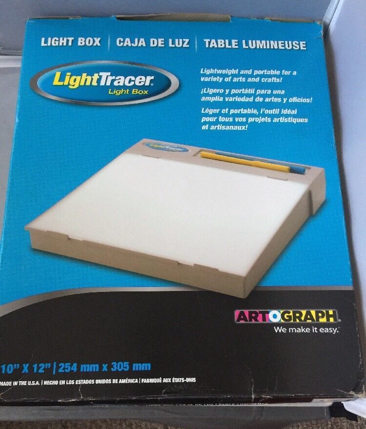 Artograph Light Tracer Elite Light Box Aluminum Construction 10" x 12