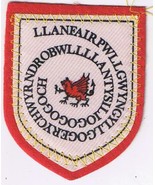 Wales Railroad Patch Handpainted Felt Llanfairpwllgwyngyllgogerychwyrndr... - $11.39
