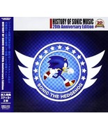 History Of Sonic Music 20th Anniversary Edition Soundtrack CD Game Japan - $63.44