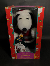 Vintage Peanuts: Santa’s Best Holiday Animation Snoopy Santa Toy Sack /BG - $33.55