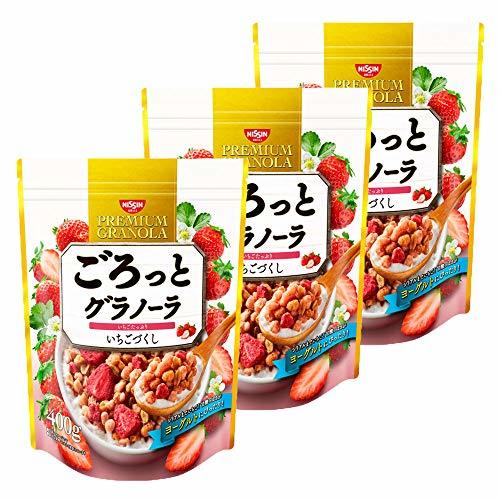 Strawberry Nisshin Cisco Fruit Cereal Gorotto granola Ichigo Japanese Fruit Ce Cereals