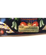 Art Glass Tile Hummingbirds Flowers Hinterglasmalerei Namyslik Kunst der... - $35.53
