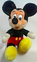 Mickey Mouse Stuffed Plush Doll Disney World DisneyLand 12" Vintage Toy  - $59.00