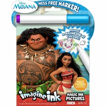 Disney Moana Magic Ink Pictures and a Little Golden Book Moana (New) - $12.22