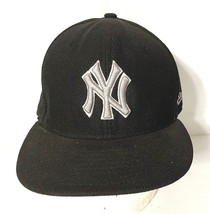 New Era 59Fifty Genuine MLB New York Yankees Black Fitted Hat Cap - Size... - $14.99