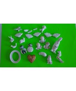 Ready to paint ceramic bisque Lot of multiple theme angel animals figure... - $19.99