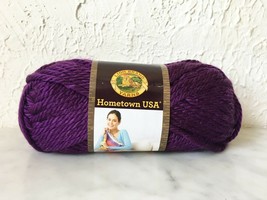 Hometown USA Lion Brand Super Bulky Acrylic Blend Yarn - 1 Skein Portlan... - $5.65
