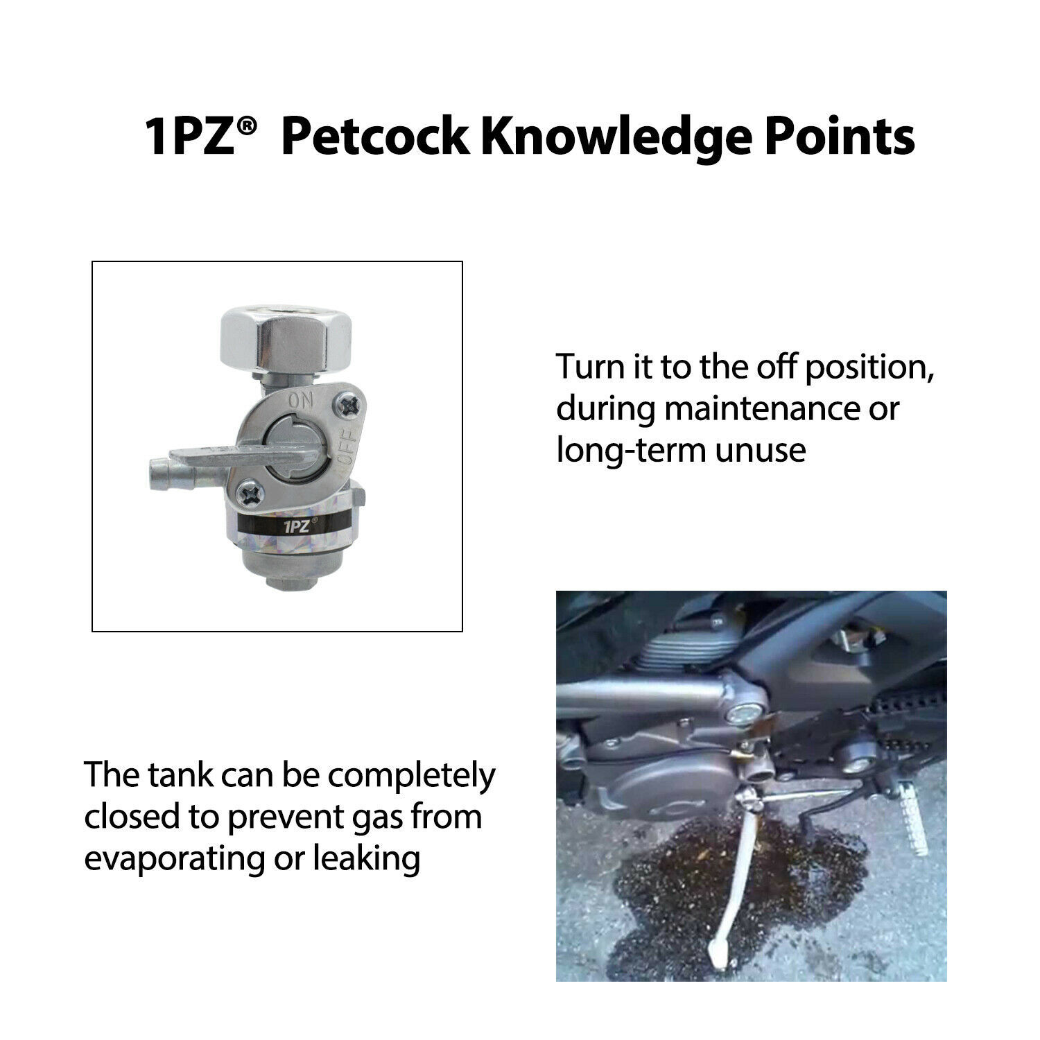 2.5KW 6KW Gasoline Generator Gas Tank Fuel Switch Valve Pump Petcock For Honda Fuel Petcocks