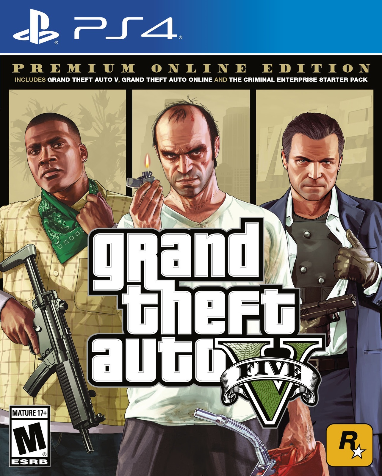 Grand Theft Auto V: Premium Edition PlayStation 4 Rockstar Brand New Video Games