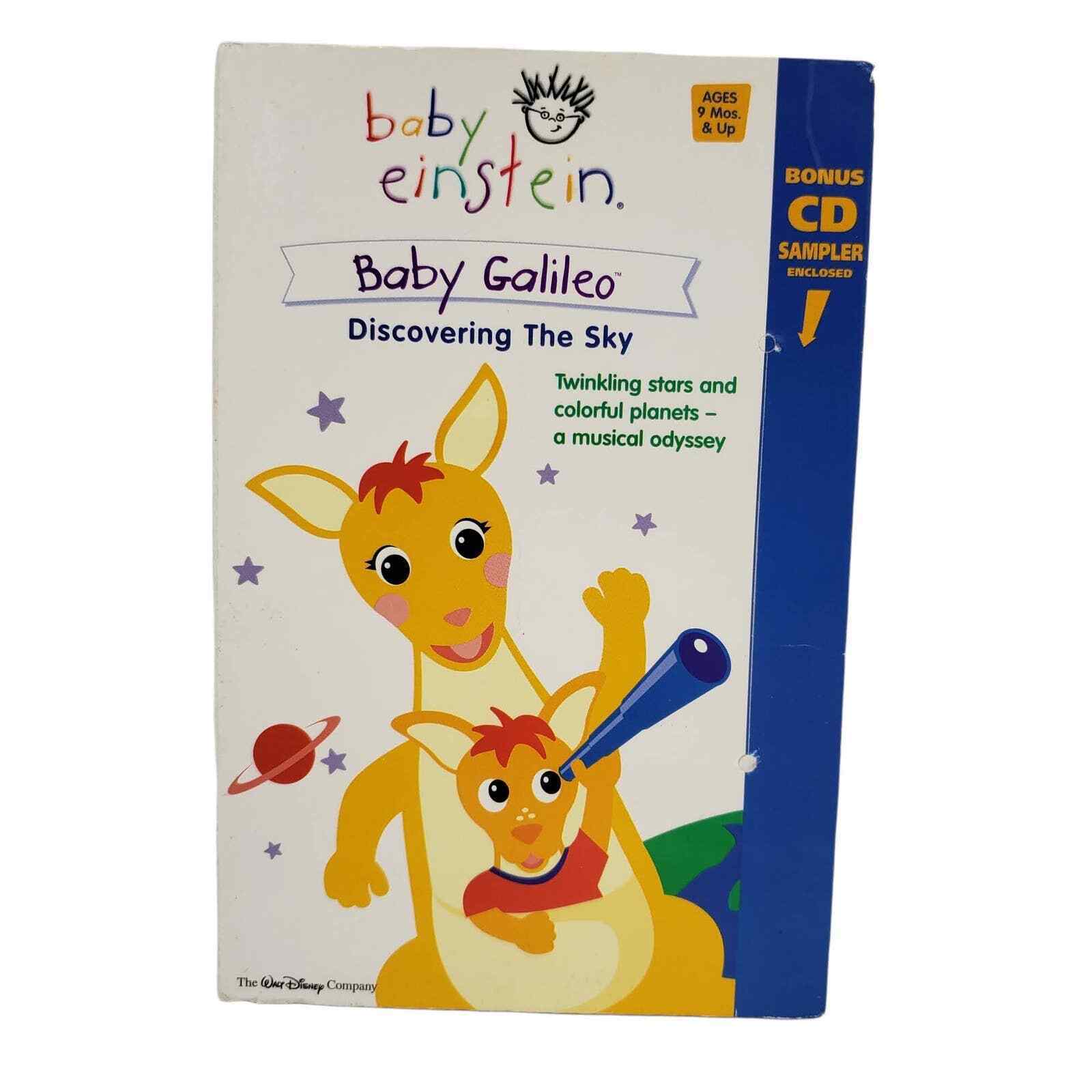 VHS Baby Einstein Galileo Discovering The Sky Learning Space Ages 9 mos ...