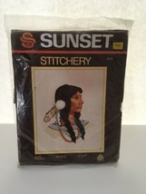  Princess Needlework Sunset Stitchery Kit #2219 New Sealed Yarn  - $31.30