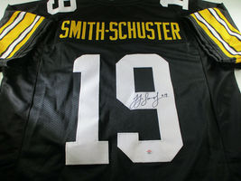 Juju SMITH-SCHUSTER / Autogrpahed Pittsburgh Steelers Black Custom Jersey / Coa - $148.45