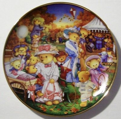 franklin mint bear plates