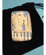 Estee Lauder GARDEN CAMEO 2008 Youth Dew Solid Perfume COMPACT - Blue an... - $50.00