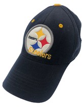 NFL Pittsburgh Steelers ball cap Reebok size:6”7/8 Black With A White Logo￼ - $12.19