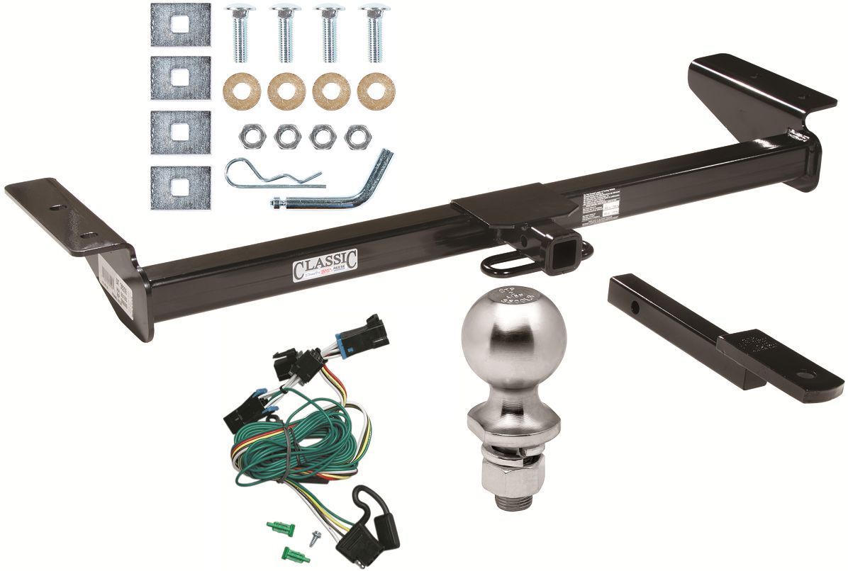 COMPLETE TRAILER HITCH PKG W/ WIRING KIT 1996-1999 GMC SAVANA 1500 2500  3500 - $210.76