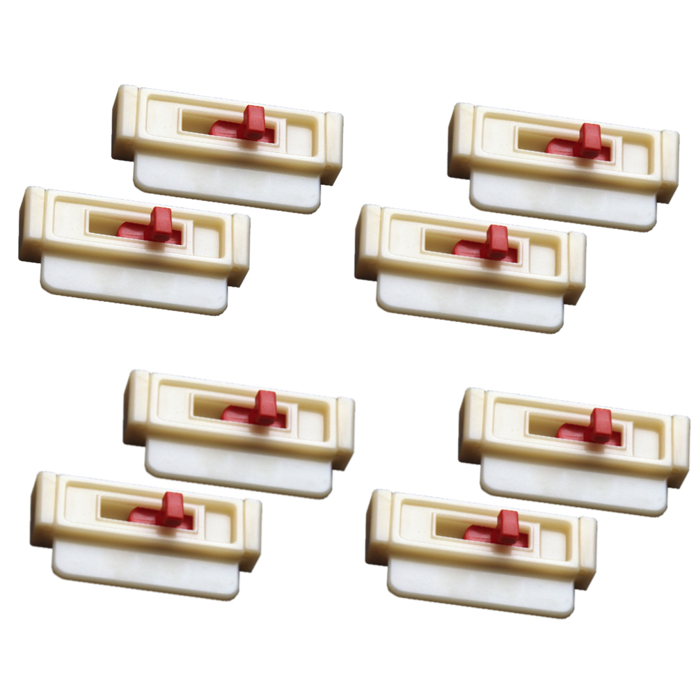 Seat Belt Tension Adjuster 8-Pack, White to Get Seatbelts Off Your Neck