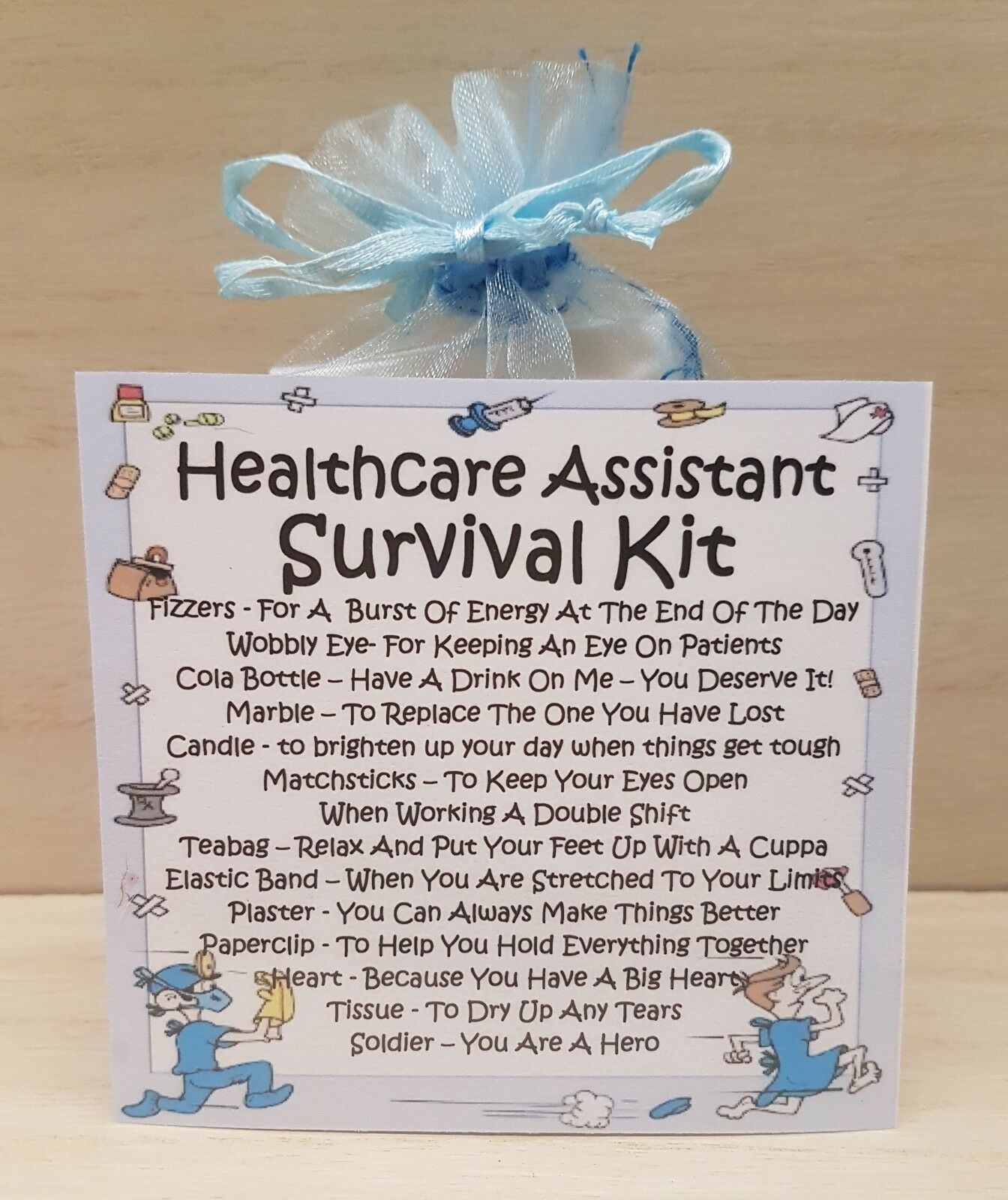 Healthcare Assistant Survival Kit -Fun Novelty Gift & Card Alternative ...