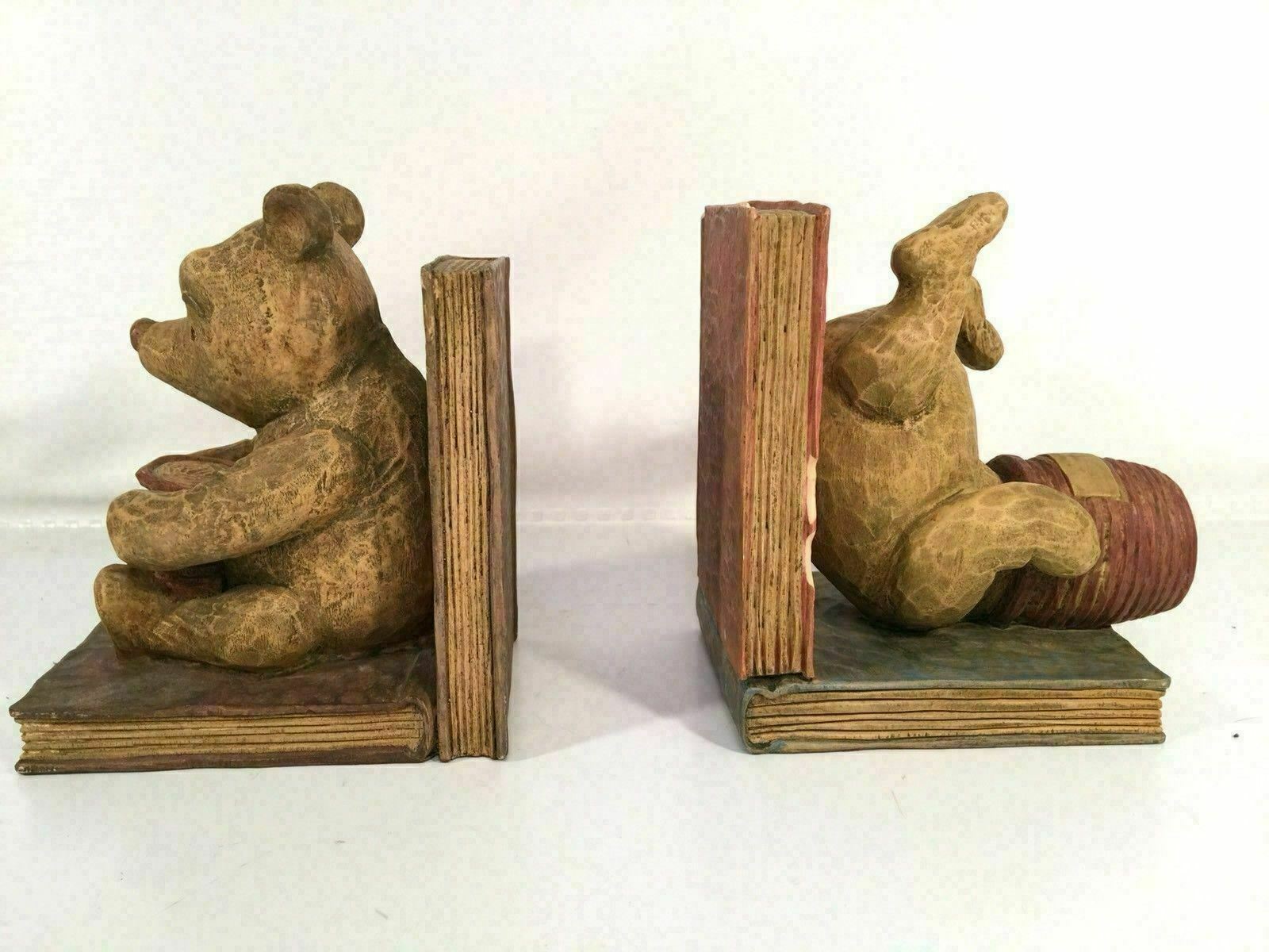 Disney Classic Winnie The Pooh Bookends Vintage Charpente Honey Jar ...