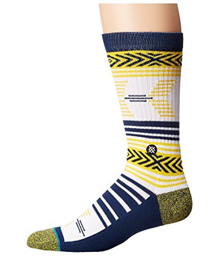 Stance Men's Mazed Ucb Socks, Blue,LG (Men's Shoe 9-12) - Fashion