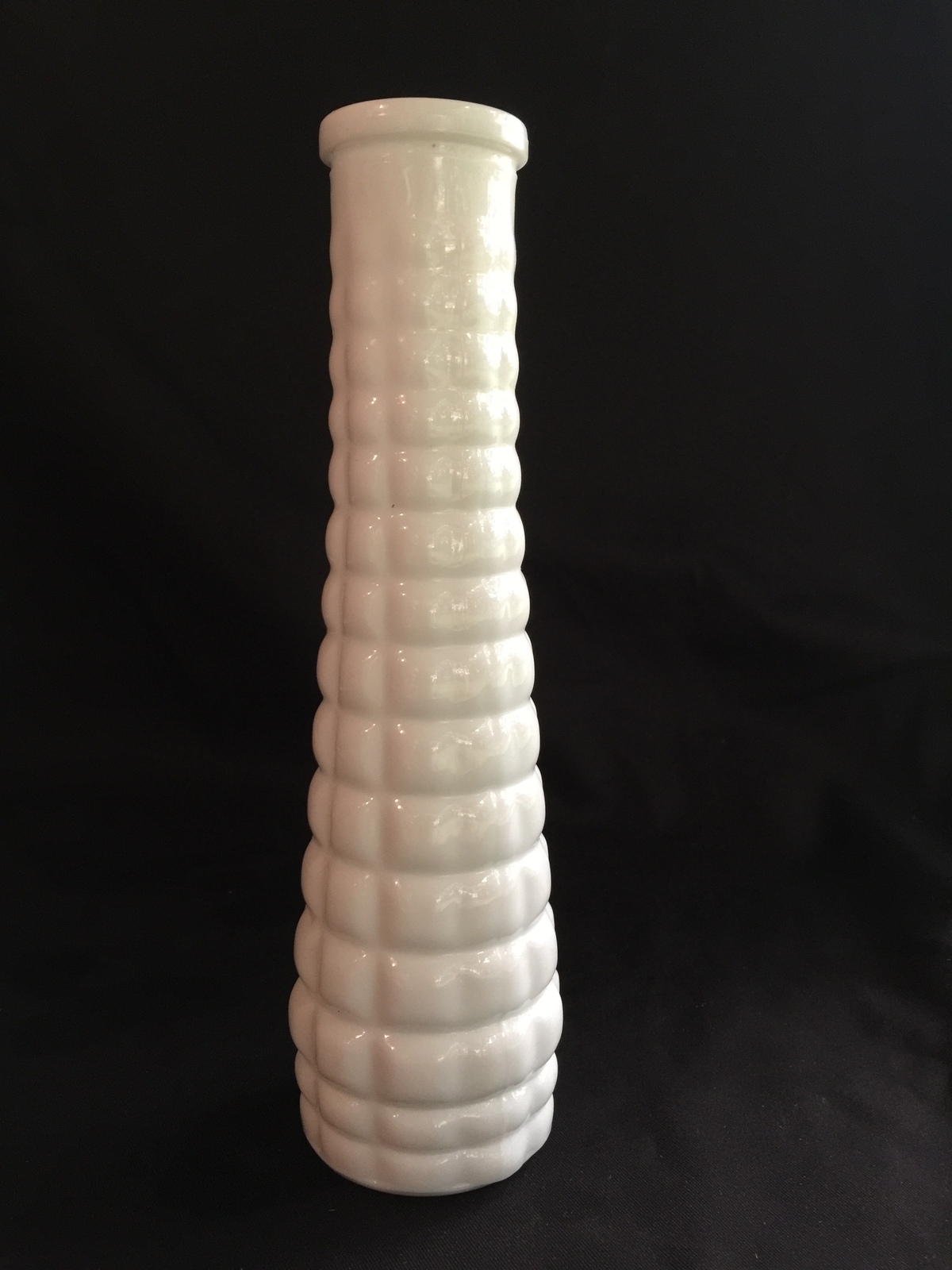 Primary image for  bud vase e o brody milk glass 1960s 9in tall