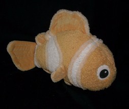 14 "finding nemo disney store pastel orange clown fish stuffed animal - $18.50