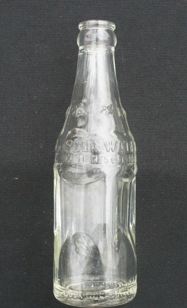 Soda Water Bottle Property Of Coca Cola Cambridge Ohio 6oz Star Sodas