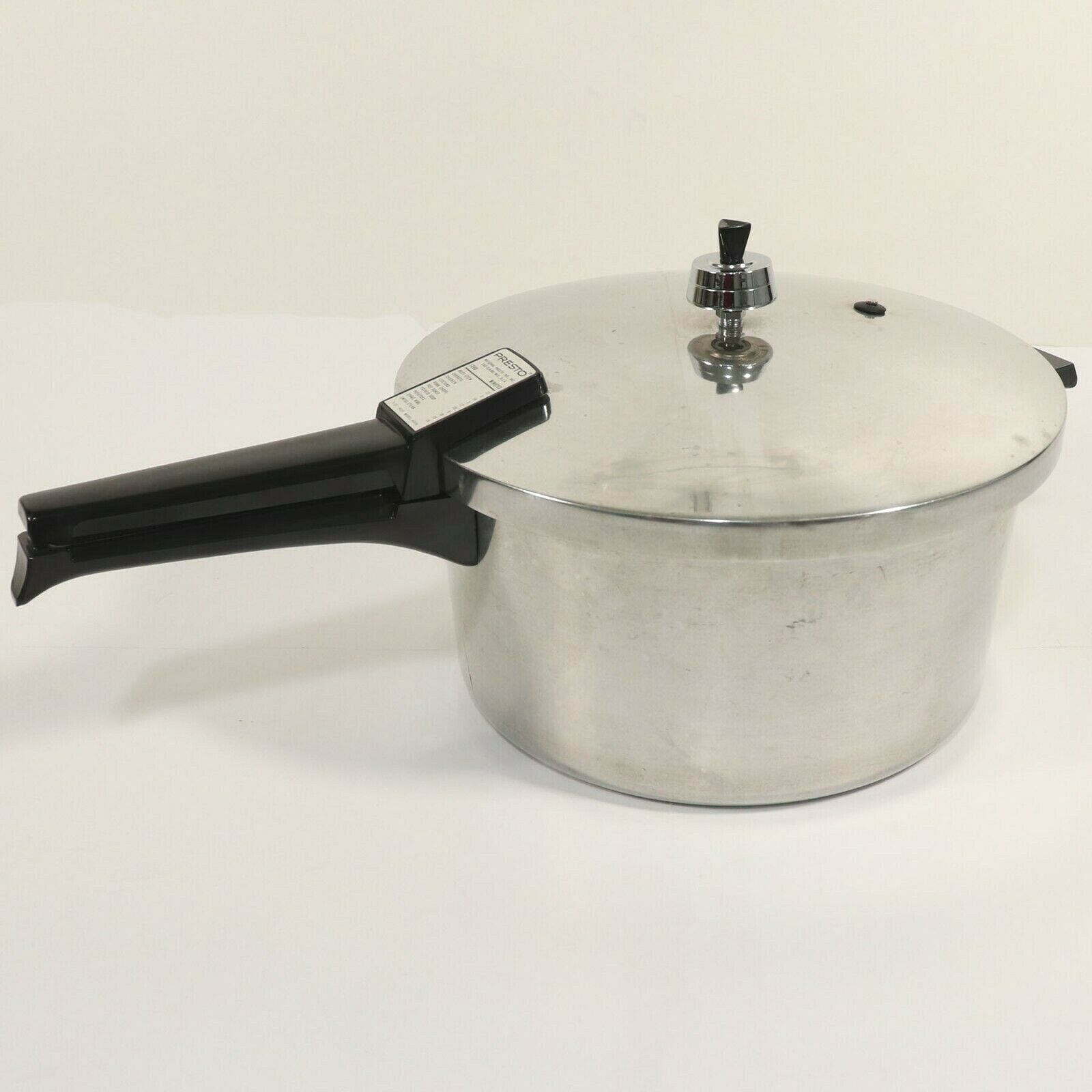 Presto VTG 6-Quart Aluminum Pressure Cooker Stove Top Model A603A ...