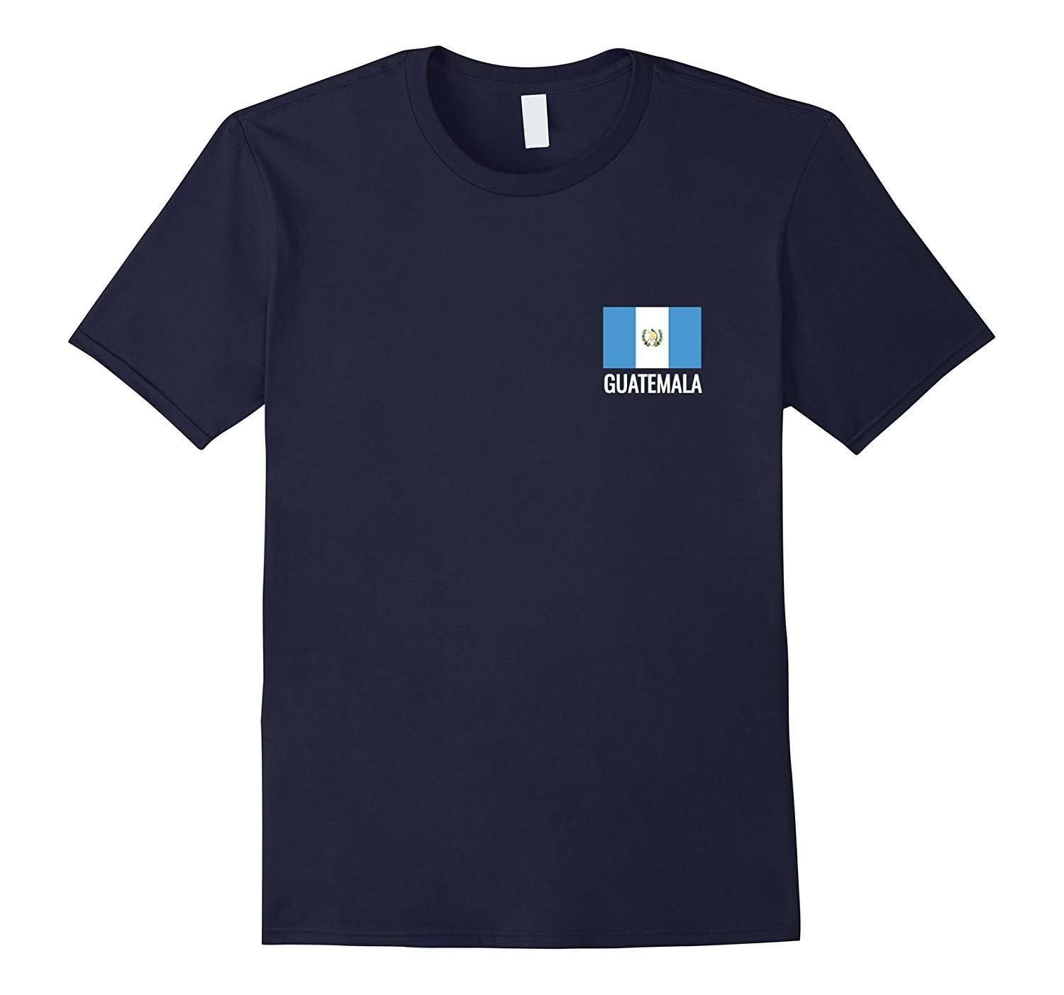 Image of Guatemalan flag Tshirt - Guatemala flag pocket T-Shirt Men