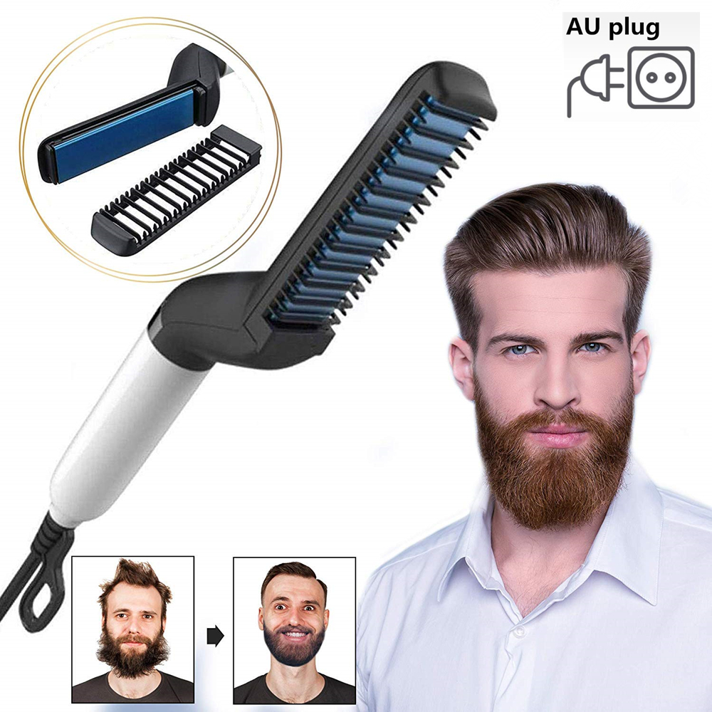 Beard Hair Straightener Multi Quick Hair Straighten Comb Beard Brush ...