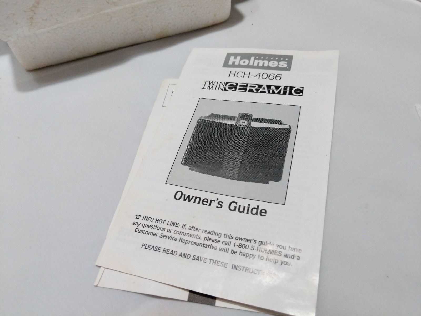 HOLMES HCH4066 TWIN CERAMIC ELECTRIC SPACE HEATER COMFORT CONTROL THERMOSTAT Ice Cream Makers