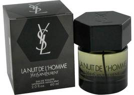 Yves Saint Laurent La Nuit De L'Homme 2.0 Oz Eau De Toilette Cologne Spray image 2
