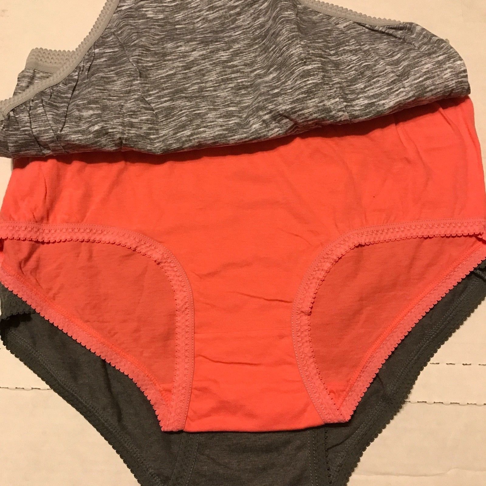 Kathy Ireland Intimates Cotton Briefs Panties 2X 3-pack - Panties