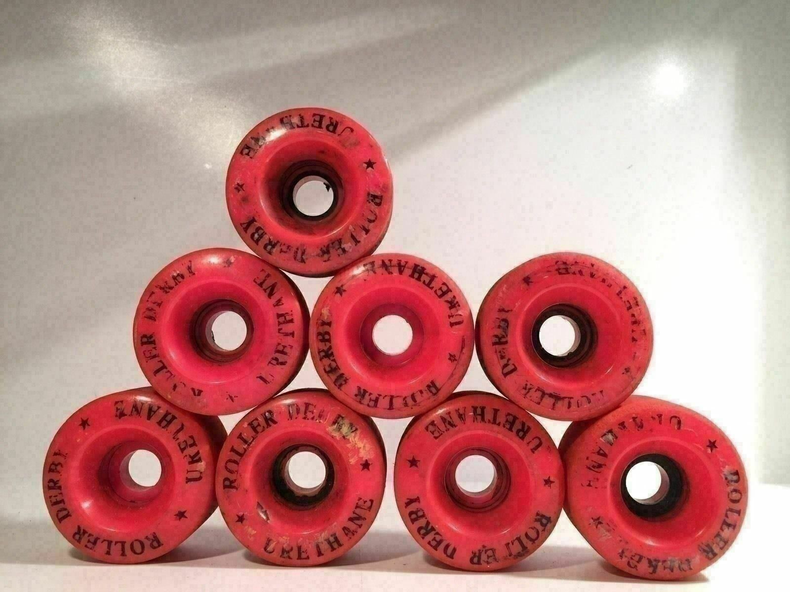 Roller Derby Urethane Vintage Roller Skates Skateboard Wheels Indoor