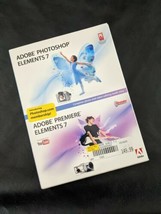 Adobe Photoshop Elements 7 Premiere Complete 2 Disk CD Rom Software NEW - $68.36