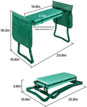 Garden Kneeler and Outdoor Seat with Tool Bags - Also Useful for Other Work image 4