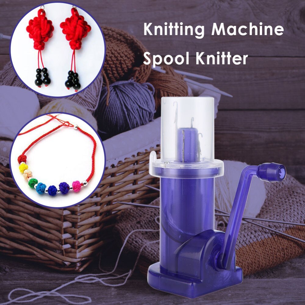 Creative DIY Hand operated Embellish Knit Knitting Machine Spool