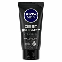 NIVEA Men Face Wash, Deep Impact Intense Clean 100g Pack of 2 - $20.88