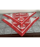 Two Brand New Cincinnati Reds Baseball Dog Bandanas MEDIUM LARGE Tie On ... - $9.49