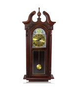 Bedford Clock Collection 38 Inch Grand Antique Chiming Wall Clock with R... - $179.93