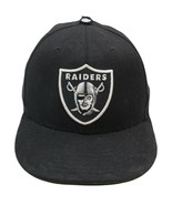 NEW ERA 59 Fifty RAIDERS Mens NFL Football Black 100% Wool Fitted Hat Sz... - $19.79