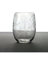 Cambridge Rose Point Etch 13oz Tumbler Glass, Vintage Elegant Non-Optic ... - $70.00