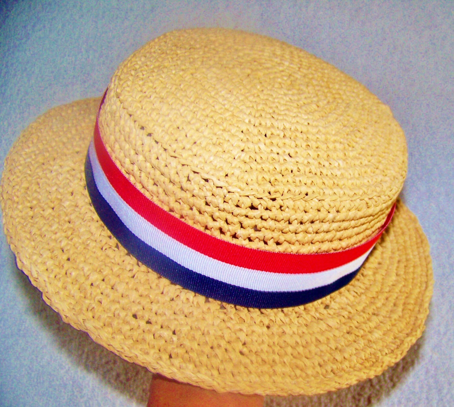 NWT Gymboree Orange Lily Banded Plaid Sunhat Beach Hat