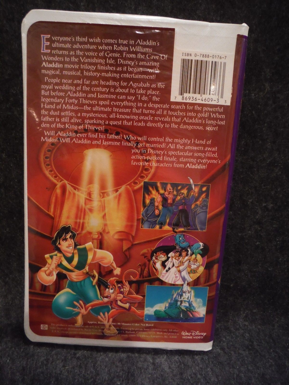 Walt Disney Aladdin & The King Of Thieves (VHS,1996) - VHS Tapes