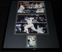 Gary Sanchez Signed Framed 16x20 Rookie Card & Photo Display JSA Yankees