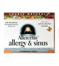 Source Naturals Allercetin Allergy & Sinus 48 Tabs - $28.68