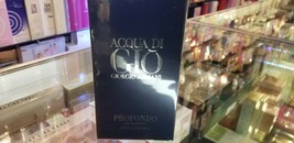 Acqua Di Gio PROFONDO by Giorgio Armani 4.2 oz EDP Spray for Men New Sea... - $146.99